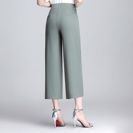 MQ-LEN2078夏季新款坠感直筒显瘦八分阔腿裤YY 商品图4