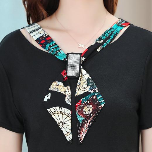 MQ-1203-07夏季新款气质雏菊减龄遮肚假两件连衣裙YY 商品图3