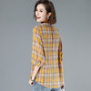 WZNH-MUZL9059大格子衬衫2020年夏季宽松百搭短款格纹半袖上衣潮 商品缩略图2