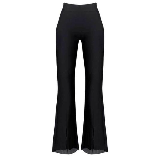 MQ-LEN201015夏新款高腰显瘦微喇叭宽松垂感西装裤子YY 商品图4