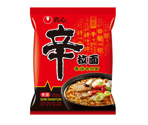 【1袋】韩国进口 农心 泡面方便面1袋（拉面/拌面/乌龙面/炸面/汤面多口味可选） 商品图5