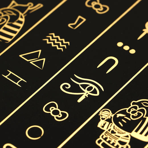 创意笔记本+笔袋 大英博物馆XHELLO KITTY联名款烫金本+笔袋套装记事本手账本礼物 商品图2