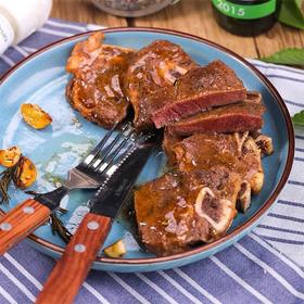 【追牛族“黑椒牛仔骨”】400g/袋*1/2/3袋，12块左右/袋，原切牛肉，像煎牛排一样煎3分钟就搞定