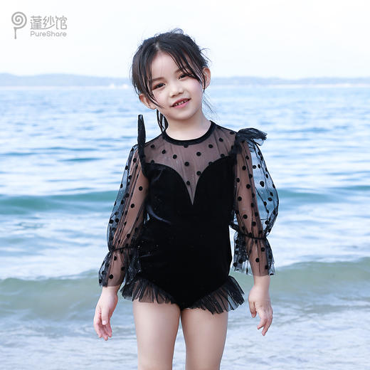 【非质量问题不退换】波点泳衣 商品图0