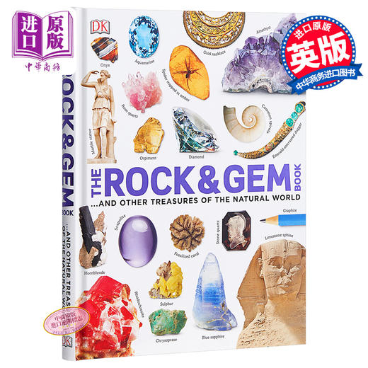 【中商原版】岩石与宝石百科 英文原版 DK-The Rock and Gem Book : ...And Other Treasures of the Natural World Dan Gre 商品图0