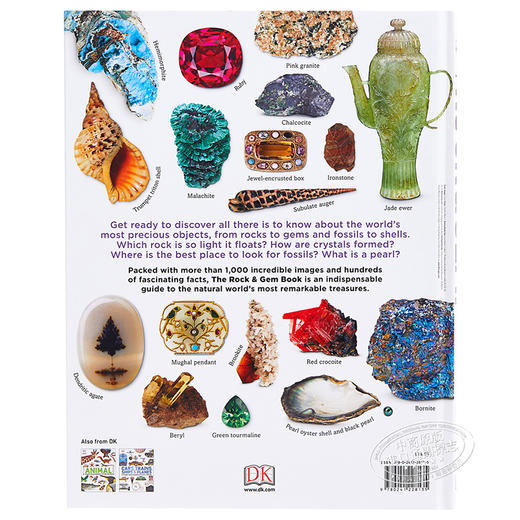 【中商原版】岩石与宝石百科 英文原版 DK-The Rock and Gem Book : ...And Other Treasures of the Natural World Dan Gre 商品图1