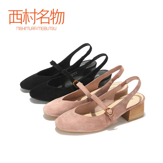 西村名物复古玛丽珍包头凉鞋X281H10282 商品图0