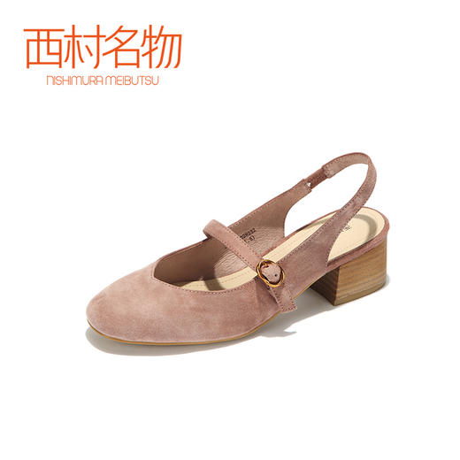 西村名物复古玛丽珍包头凉鞋X281H10282 商品图1
