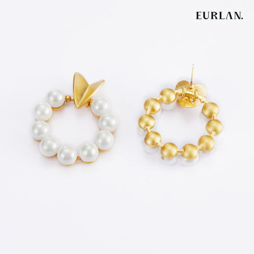 EURLAN.  A系列 国际范气质珍珠耳环 品牌经典款 商品图1