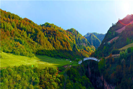 渭河东源景区天井峡