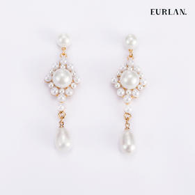EURLAN.  A系列 珍珠优雅耳环