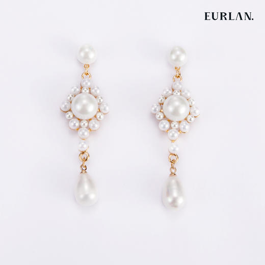 EURLAN.  A系列 珍珠优雅耳环 商品图0