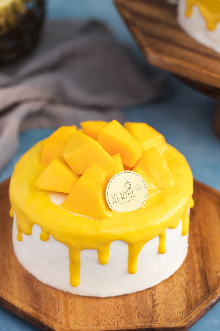 爆果肉榴芒蛋糕