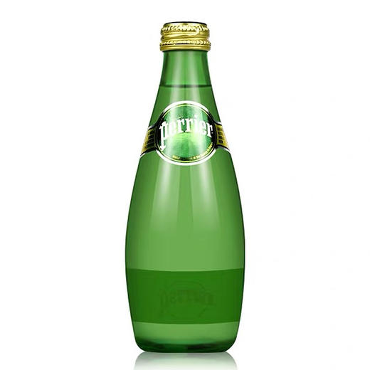 法国进口 巴黎水Perrier 原味/柠檬味 含气天然矿泉水 330ml 商品图0