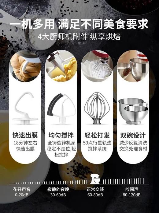 Kitchenaid 165PS 5QT 厨师机 2020新款  美国原装进口 商品图2