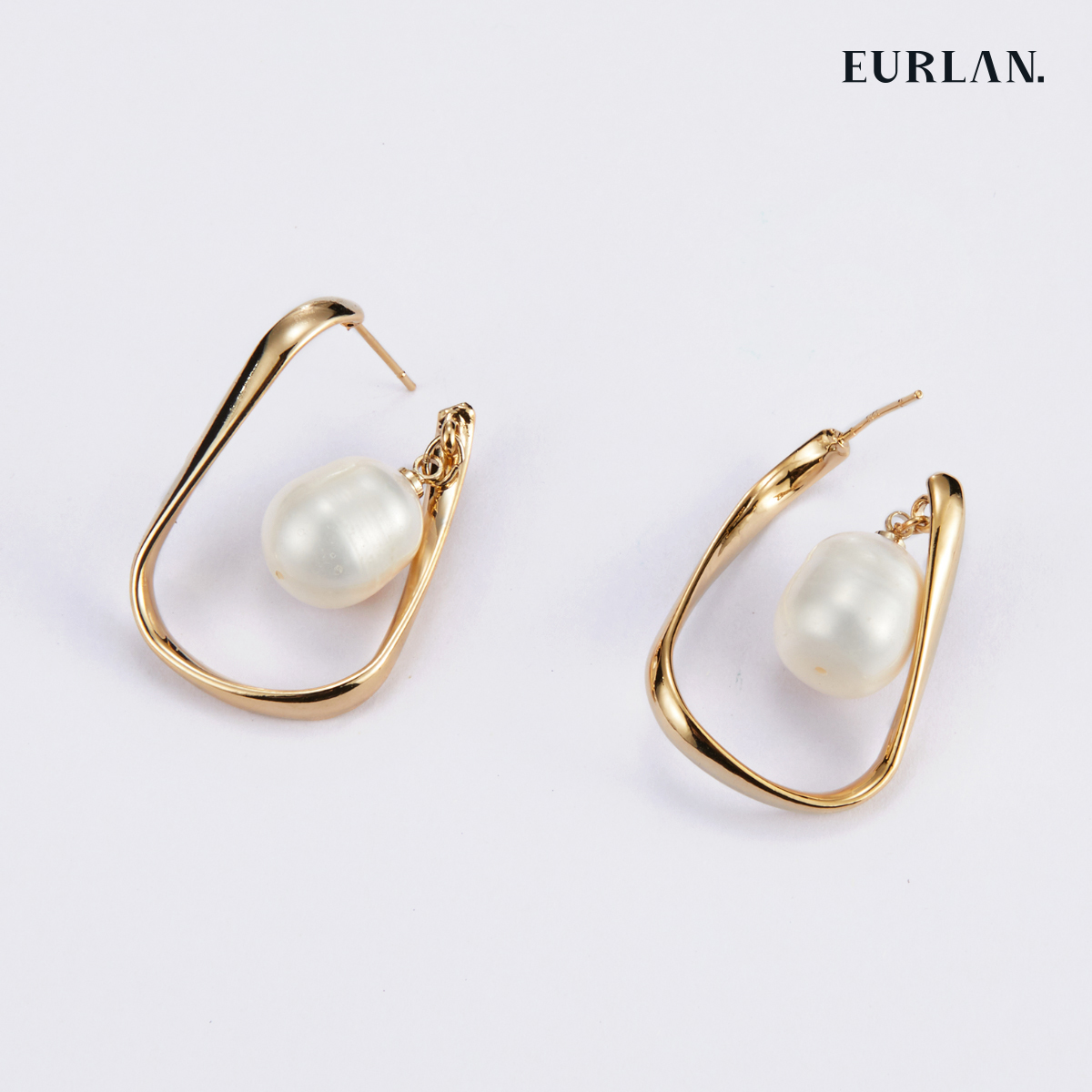 EURLAN.  A系列 珍珠气质耳环