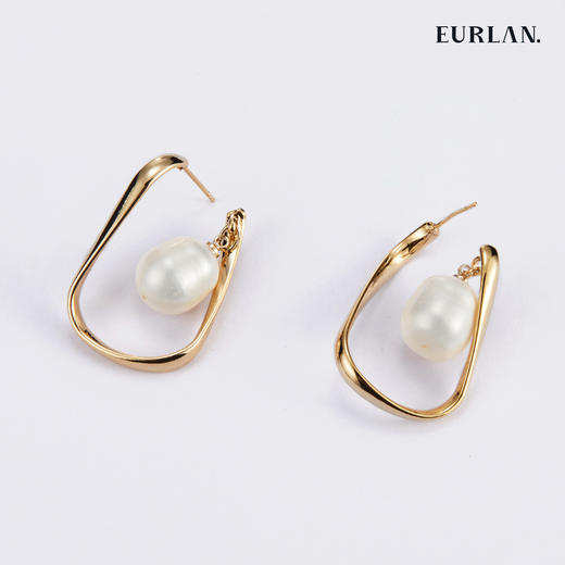 EURLAN.  A系列 珍珠气质耳环 商品图0