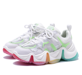 西村名物春季新款彩虹独角兽潮流老爹鞋X20AM10881