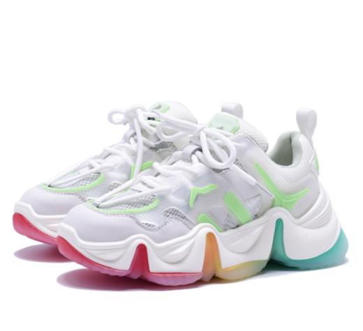 西村名物春季新款彩虹独角兽潮流老爹鞋X20AM10881 商品图0