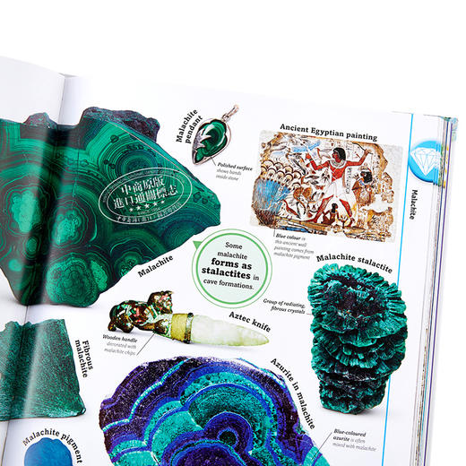 【中商原版】岩石与宝石百科 英文原版 DK-The Rock and Gem Book : ...And Other Treasures of the Natural World Dan Gre 商品图6