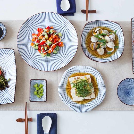 摩登主妇日式餐具和风陶瓷家用米饭碗面碗汤碗盘子餐盘网红套装 商品图1