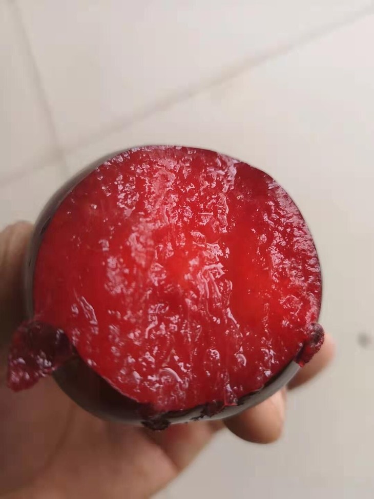 豆香果红李子带箱52斤