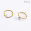 EURLAN.  A系列 珍珠气质耳圈 商品缩略图1
