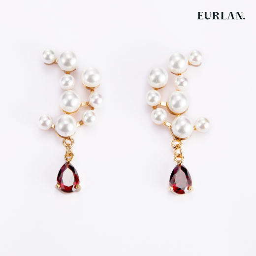 EURLAN.  A系列 珍珠高级感耳环 商品图0