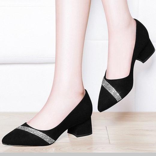 仙女风性感网红新款大码百搭单鞋货号cc3636