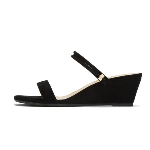 西村名物夏季新款两穿坡跟凉鞋X29BJ20181 商品图2