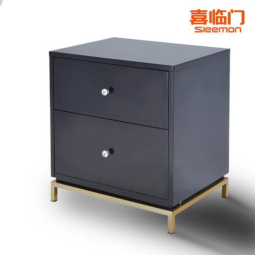 床头柜FT1516黑(整装)-55*42*58 商品图1