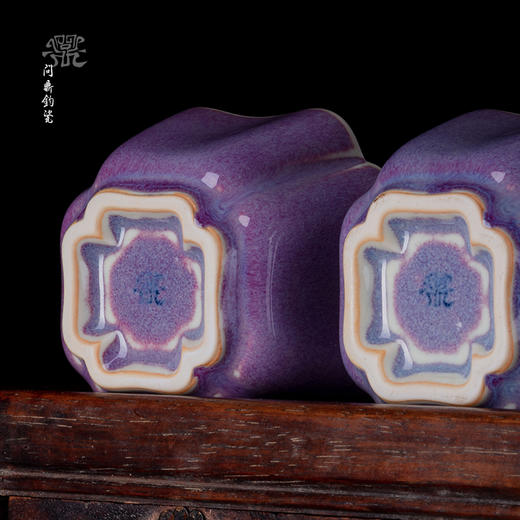 问鼎钧瓷梦鼎系列四叶杯 商品图4