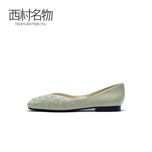 西村名物浅口奶奶鞋女2020春夏新款方跟舒适休闲单鞋子时尚X20CE11031 商品图3