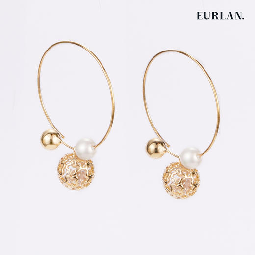 EURLAN.  A系列 珍珠创意耳圈 商品图1