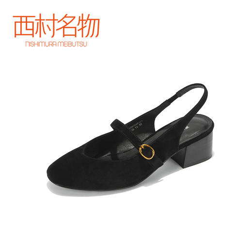 西村名物复古玛丽珍包头凉鞋X281H10282 商品图2