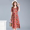 MQ-1315-1夏季新款韩版宽松显瘦天丝碎花连衣裙YY 商品缩略图2