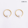 EURLAN.  A系列 珍珠气质耳圈 商品缩略图0
