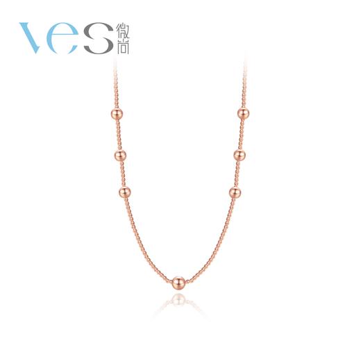 圆珠拼接叠戴银925套链 商品图5