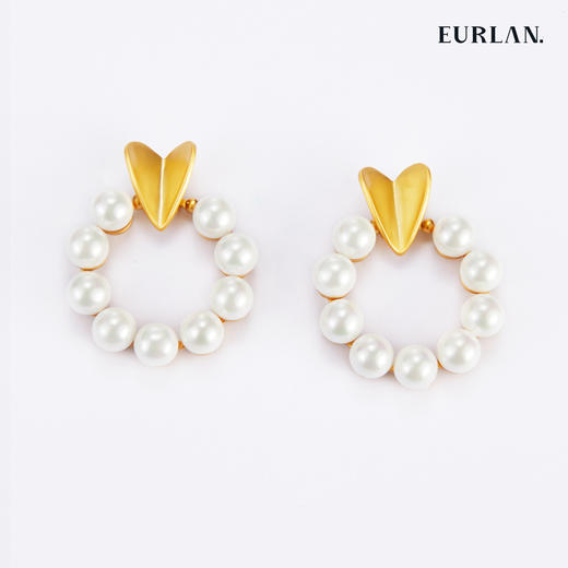 EURLAN.  A系列 国际范气质珍珠耳环 品牌经典款 商品图0
