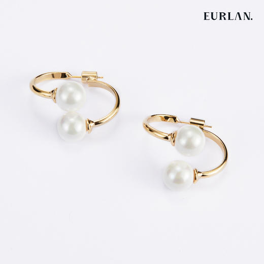 EURLAN.  A系列 珍珠百搭耳环 商品图1