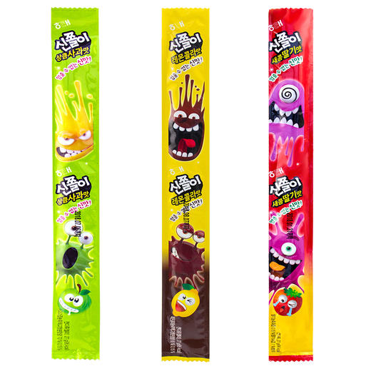 【5条】海太长条软糖27g*5(草莓/苹果/柠檬可乐味多口味可选) 商品图1
