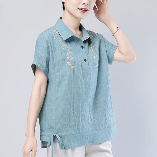 MQ-1816-X07夏装新款大码宽松休闲短袖纯棉T恤YY 商品图1