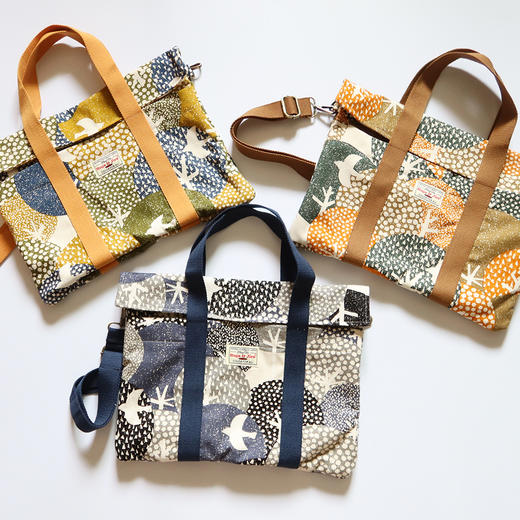 HUJI祤集电脑包插画飞鸟树林 商品图3