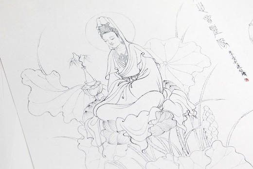 《妙音圆通 : 观世音三十三圣相》定价:1500 余宏达 著 中国美术学院 正版品牌直销 满58包邮 商品图3