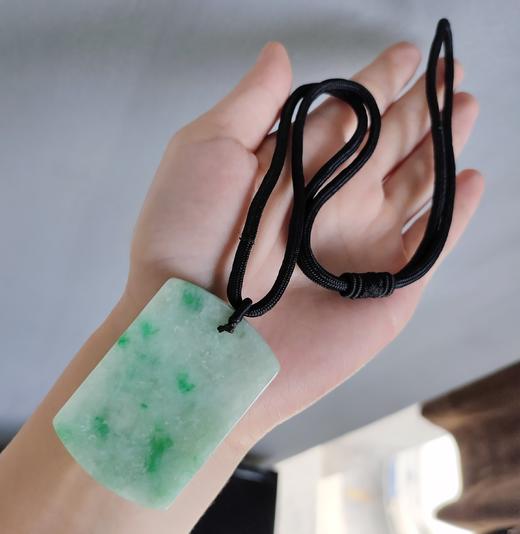 翡翠方牌项链 商品图2