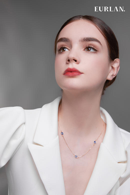 EURLAN.  X系列  幸运字母数字项链 商品图3