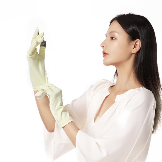 现货~正版授权韩国VVC 防晒手套女夏季骑行开车手套袖中长款遮阳防紫外线透气漏两指(827) 商品图2