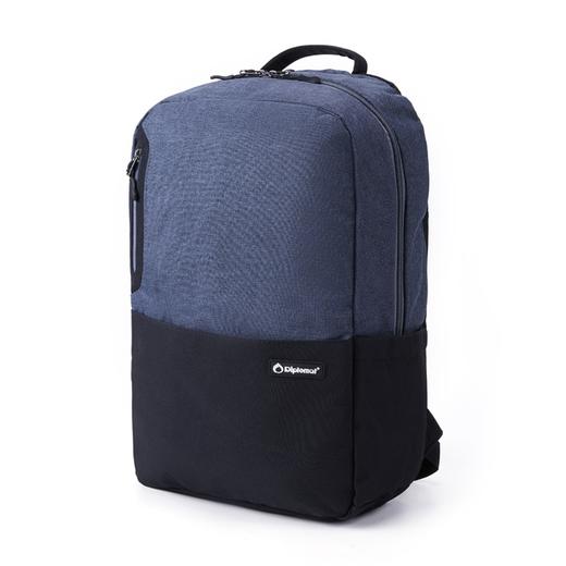 外交官Diplomat 商务休闲双肩背包HM-1907L 黑配灰 商品图2