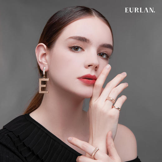 EURLAN. H系列 经典百搭戒指 商品图3