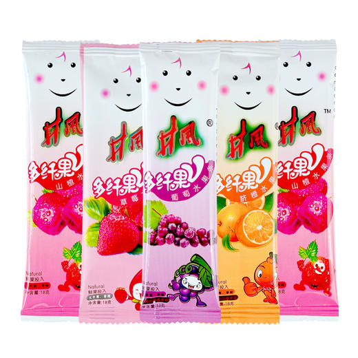 【1盒】井风排铅水果条果肉条多口水果味(18g*30条) 商品图4